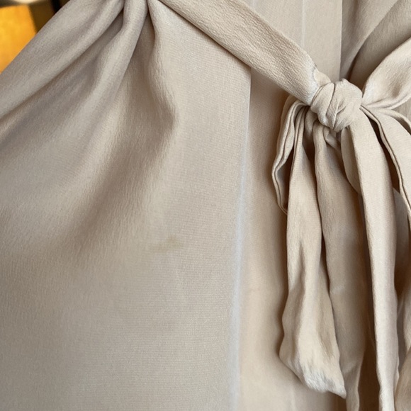 Robert Rodriguez 100% Silk Beige Dress - Picture 6 of 8